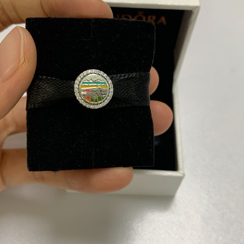 Pandora Ocean City NJ Charm Bike on Boardwalk Bead Charm